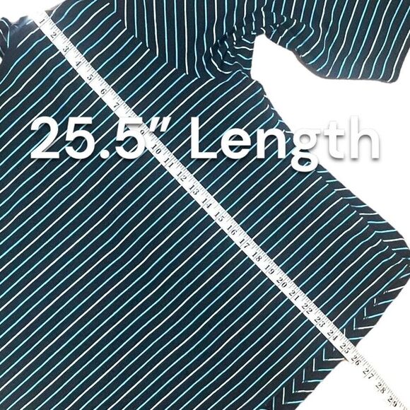 Lane Bryant Chevron Striped Tie Top Sz 18-20 - Picture 10 of 12